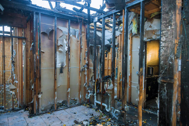 Professional Fire Damage Assessment technician working in Midway, GA